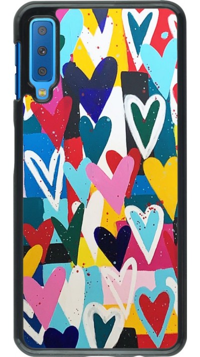 Coque Samsung Galaxy A7 - Joyful Hearts