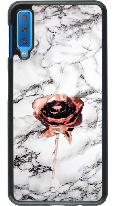 Coque Samsung Galaxy A7 - Marble Rose Gold