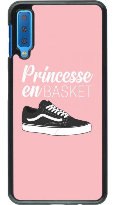 Coque Samsung Galaxy A7 - princesse en basket
