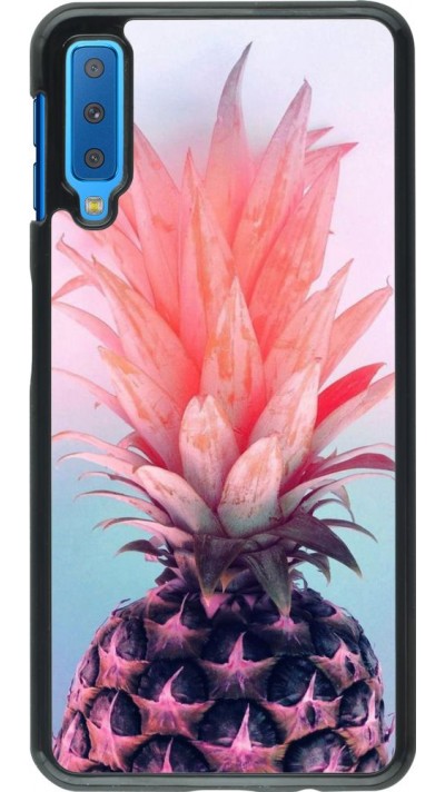 Coque Samsung Galaxy A7 - Purple Pink Pineapple