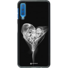 Coque Samsung Galaxy A7 - Valentine 2022 Black Smoke
