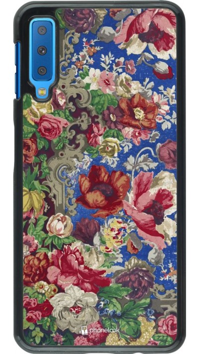 Coque Samsung Galaxy A7 - Vintage Art Flowers