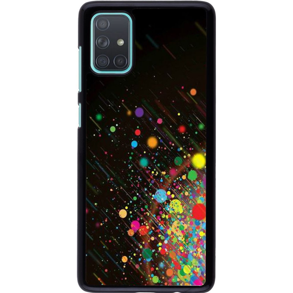 Coque Samsung Galaxy A71 - Abstract bubule lines