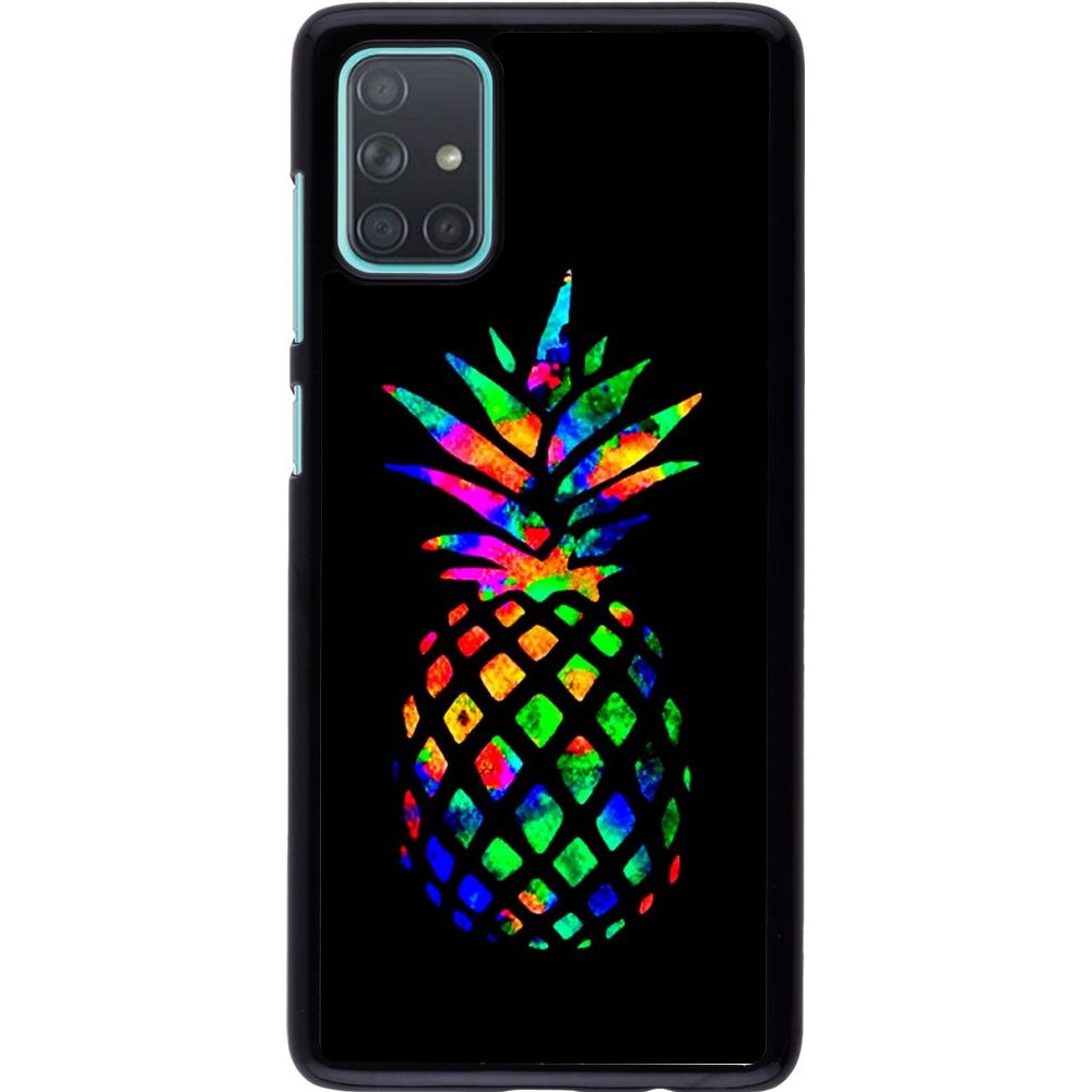 Coque Samsung Galaxy A71 - Ananas Multi-colors