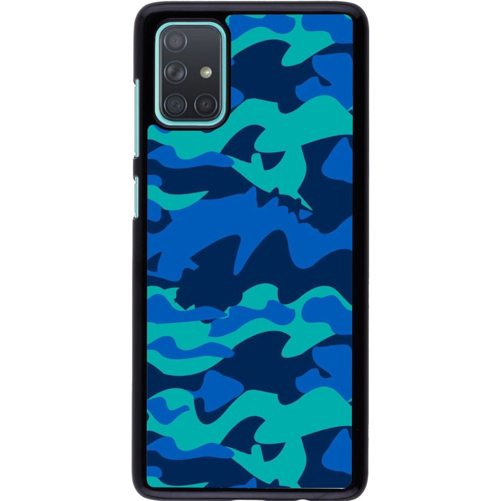 Coque Samsung Galaxy A71 - Camo Blue