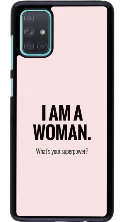 Coque Samsung Galaxy A71 - I am a woman