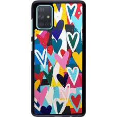 Coque Samsung Galaxy A71 - Joyful Hearts