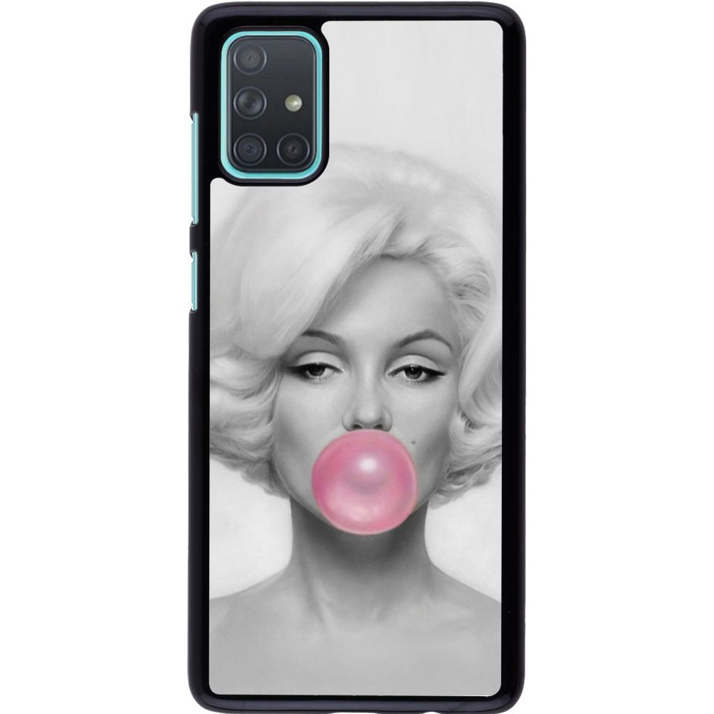 Coque Samsung Galaxy A71 - Marilyn Bubble