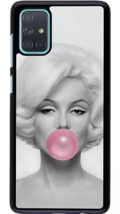 Coque Samsung Galaxy A71 - Marilyn Bubble