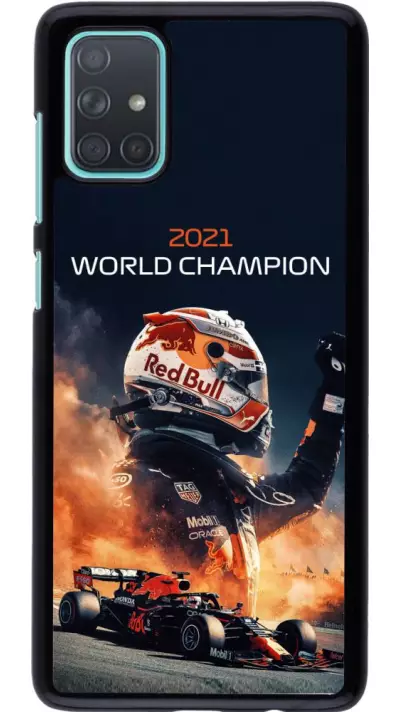 Coque Samsung Galaxy A71 - Max Verstappen 2021 World Champion