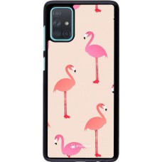 Coque Samsung Galaxy A71 - Pink Flamingos Pattern