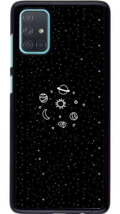 Coque Samsung Galaxy A71 - Space Doodle