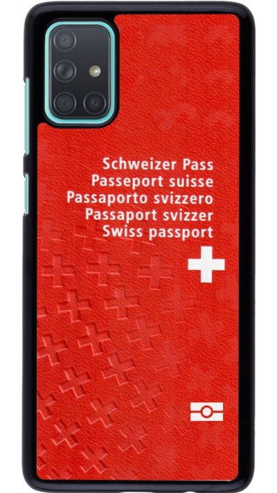 Hülle Samsung Galaxy A71 - Swiss Passport