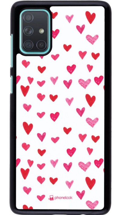 Hülle Samsung Galaxy A71 - Valentine 2022 Many pink hearts