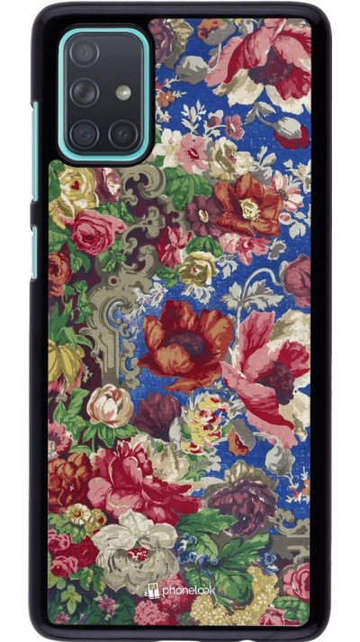 Coque Samsung Galaxy A71 - Vintage Art Flowers