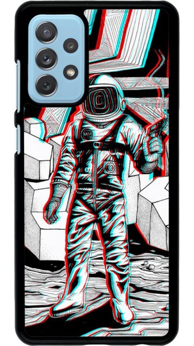 Hülle Samsung Galaxy A72 - Anaglyph Astronaut