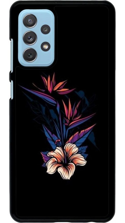 Hülle Samsung Galaxy A72 - Dark Flowers