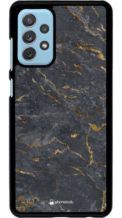 Coque Samsung Galaxy A72 - Grey Gold Marble