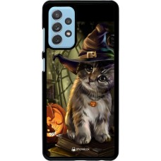 Coque Samsung Galaxy A72 - Halloween 21 Witch cat