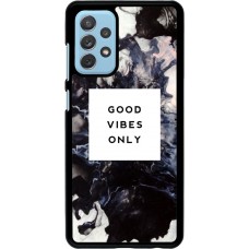 Coque Samsung Galaxy A72 - Marble Good Vibes Only