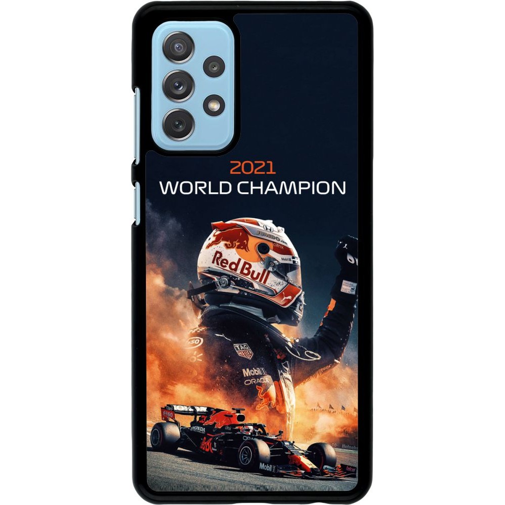 Coque Samsung Galaxy A72 - Max Verstappen 2021 World Champion