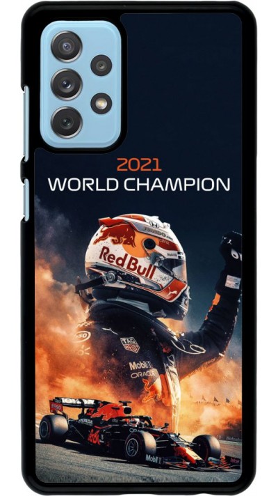 Coque Samsung Galaxy A72 - Max Verstappen 2021 World Champion