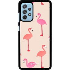 Coque Samsung Galaxy A72 - Pink Flamingos Pattern