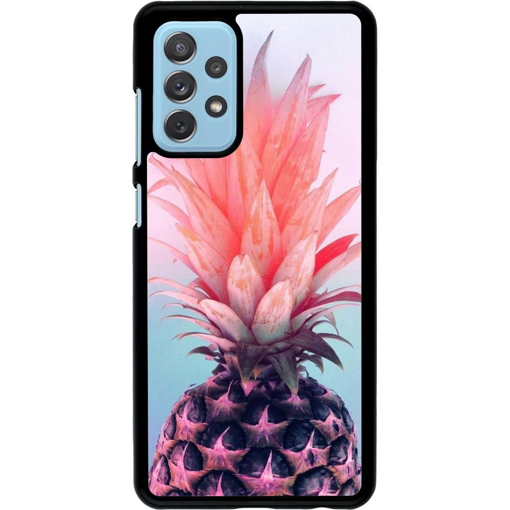 Hülle Samsung Galaxy A72 - Purple Pink Pineapple