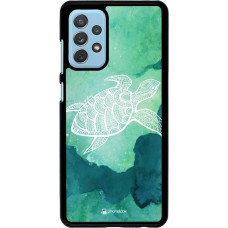 Coque Samsung Galaxy A72 - Turtle Aztec Watercolor