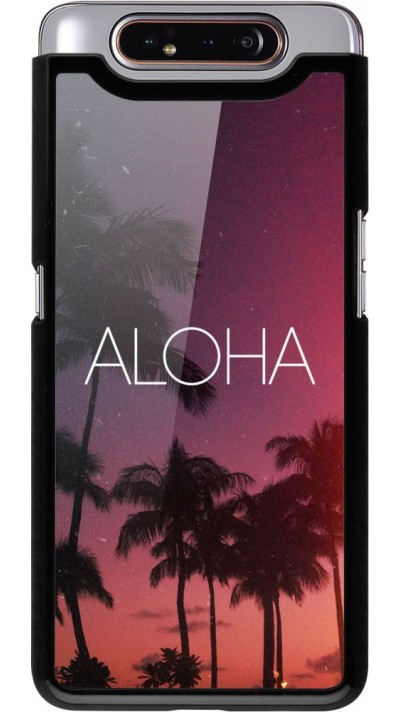 Hülle Samsung Galaxy A80 - Aloha Sunset Palms