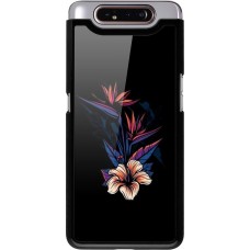 Hülle Samsung Galaxy A80 - Dark Flowers