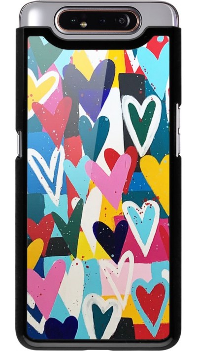 Coque Samsung Galaxy A80 - Joyful Hearts