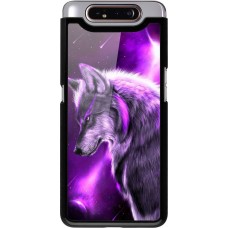 Coque Samsung Galaxy A80 - Purple Sky Wolf
