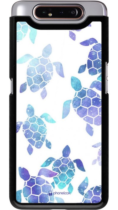 Coque Samsung Galaxy A80 - Turtles pattern watercolor