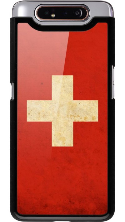 Coque Samsung Galaxy A80 - Vintage Flag SWISS