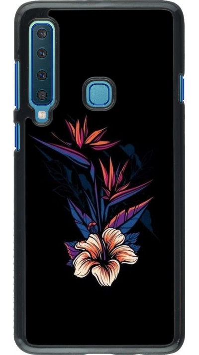 Coque Samsung Galaxy A9 - Dark Flowers