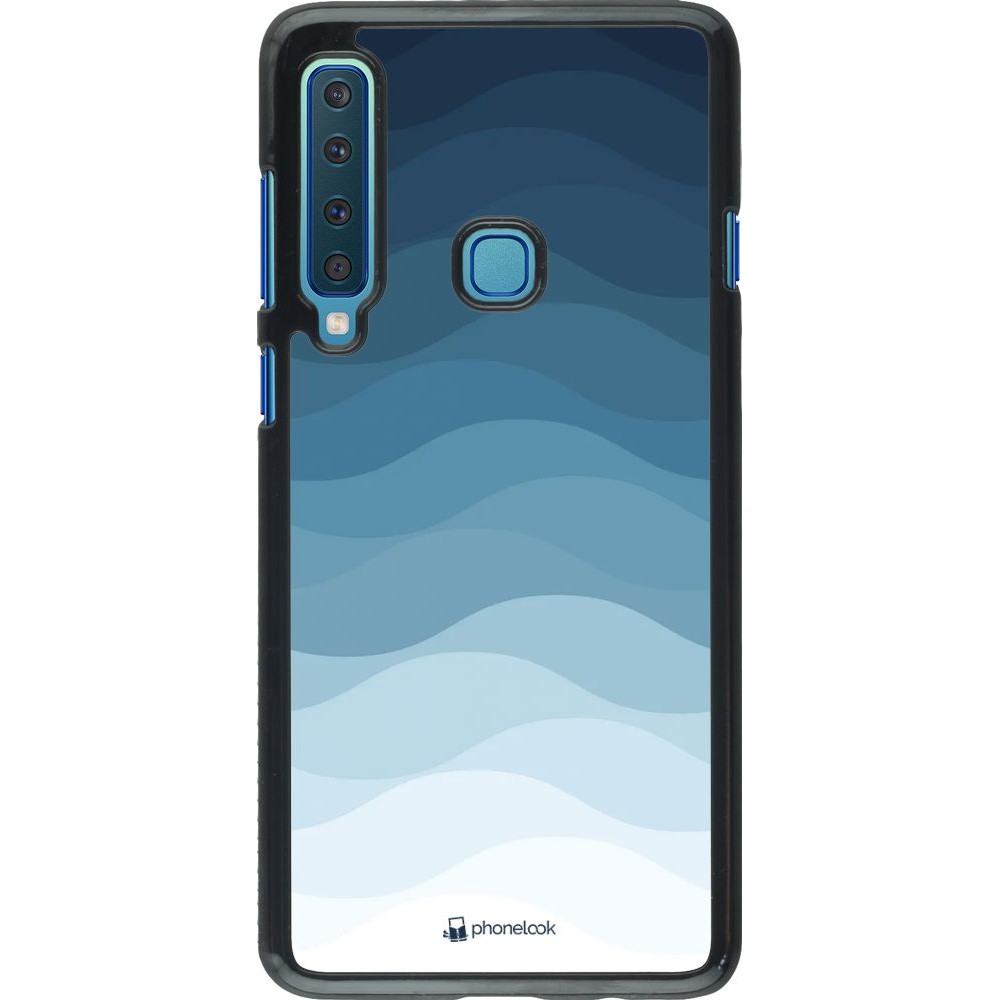 Hülle Samsung Galaxy A9 - Flat Blue Waves
