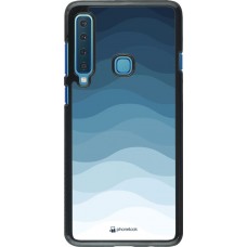 Coque Samsung Galaxy A9 - Flat Blue Waves