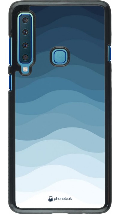 Coque Samsung Galaxy A9 - Flat Blue Waves