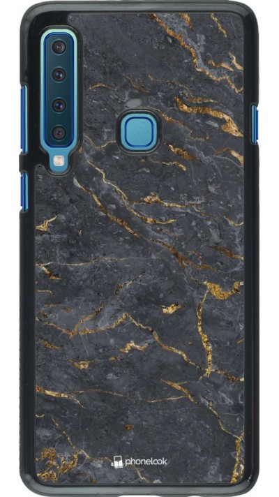 Coque Samsung Galaxy A9 - Grey Gold Marble