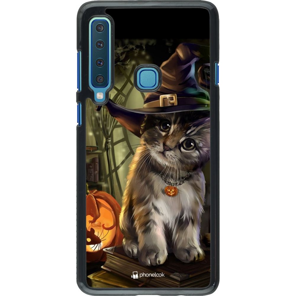 Hülle Samsung Galaxy A9 - Halloween 21 Witch cat