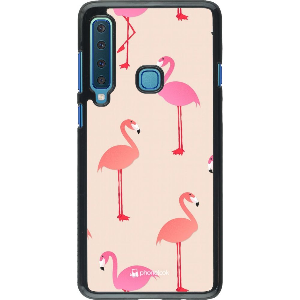 Hülle Samsung Galaxy A9 - Pink Flamingos Pattern