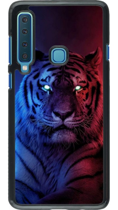 Hülle Samsung Galaxy A9 - Tiger Blue Red