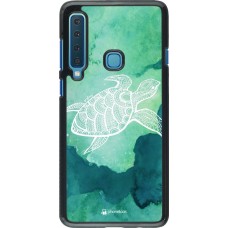 Coque Samsung Galaxy A9 - Turtle Aztec Watercolor
