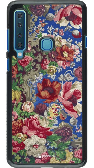 Coque Samsung Galaxy A9 - Vintage Art Flowers