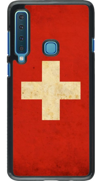 Coque Samsung Galaxy A9 - Vintage Flag SWISS