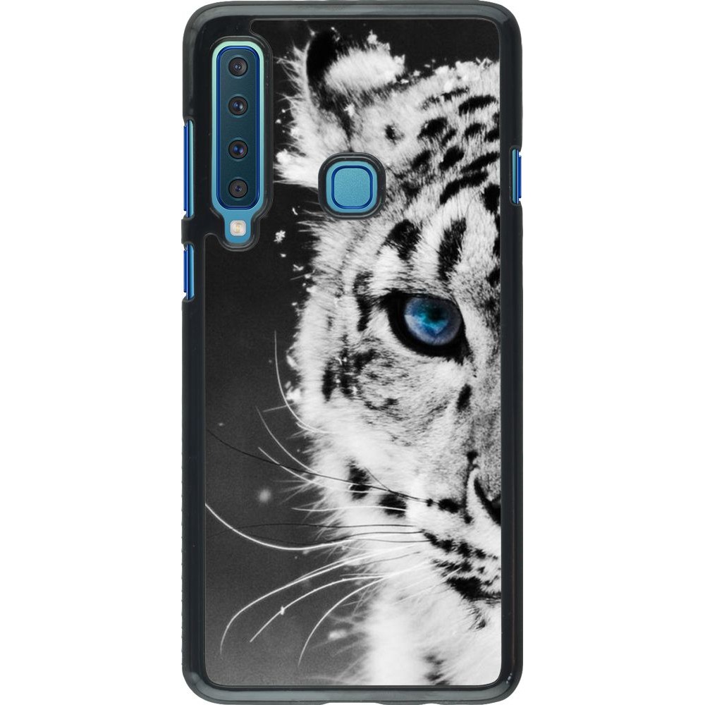 Hülle Samsung Galaxy A9 - White tiger blue eye