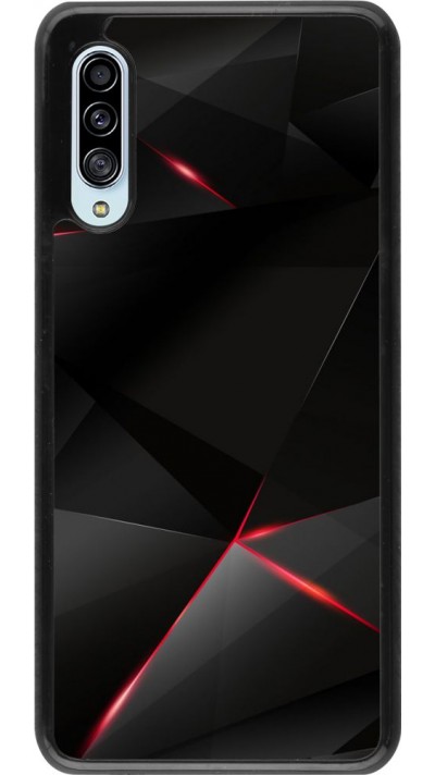 Coque Samsung Galaxy A90 5G - Black Red Lines