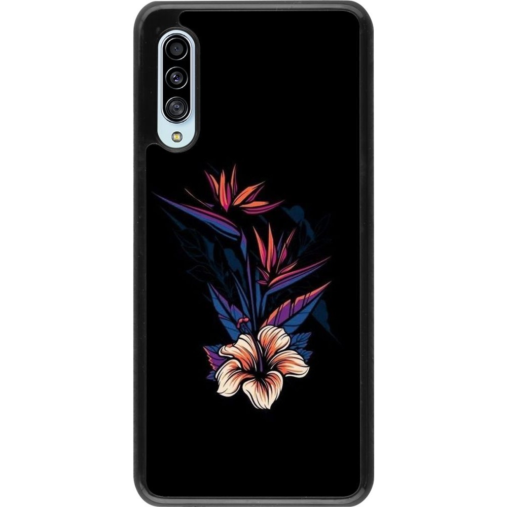 Hülle Samsung Galaxy A90 5G - Dark Flowers