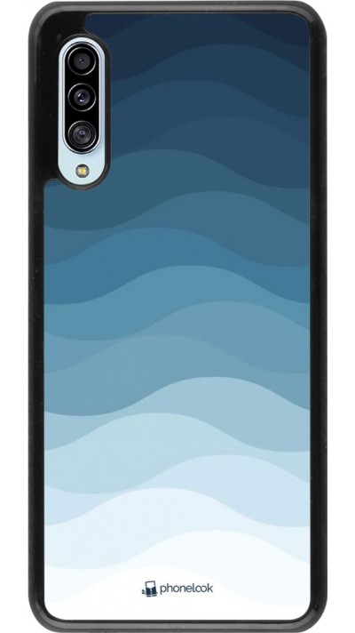 Coque Samsung Galaxy A90 5G - Flat Blue Waves
